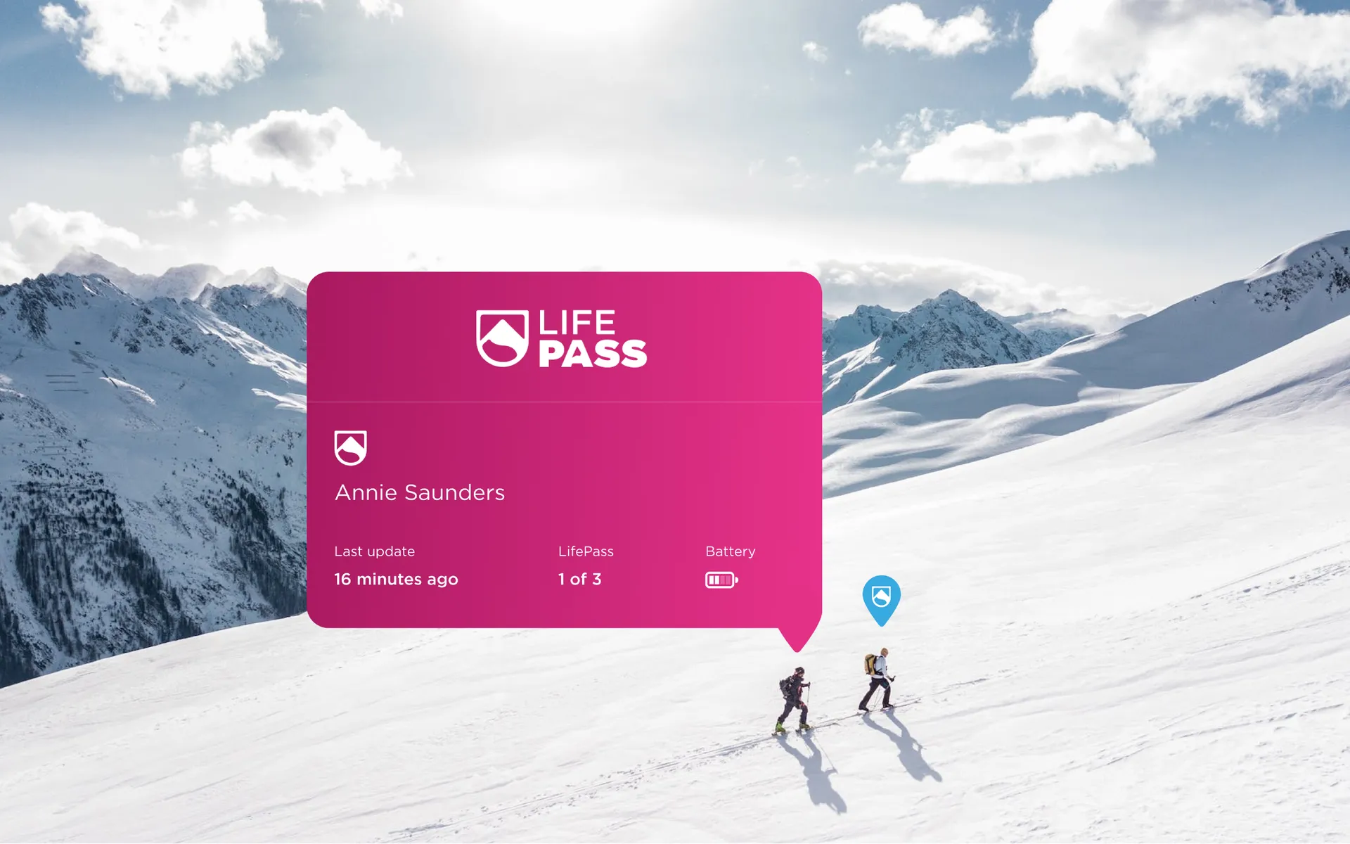 LifePass case study screen