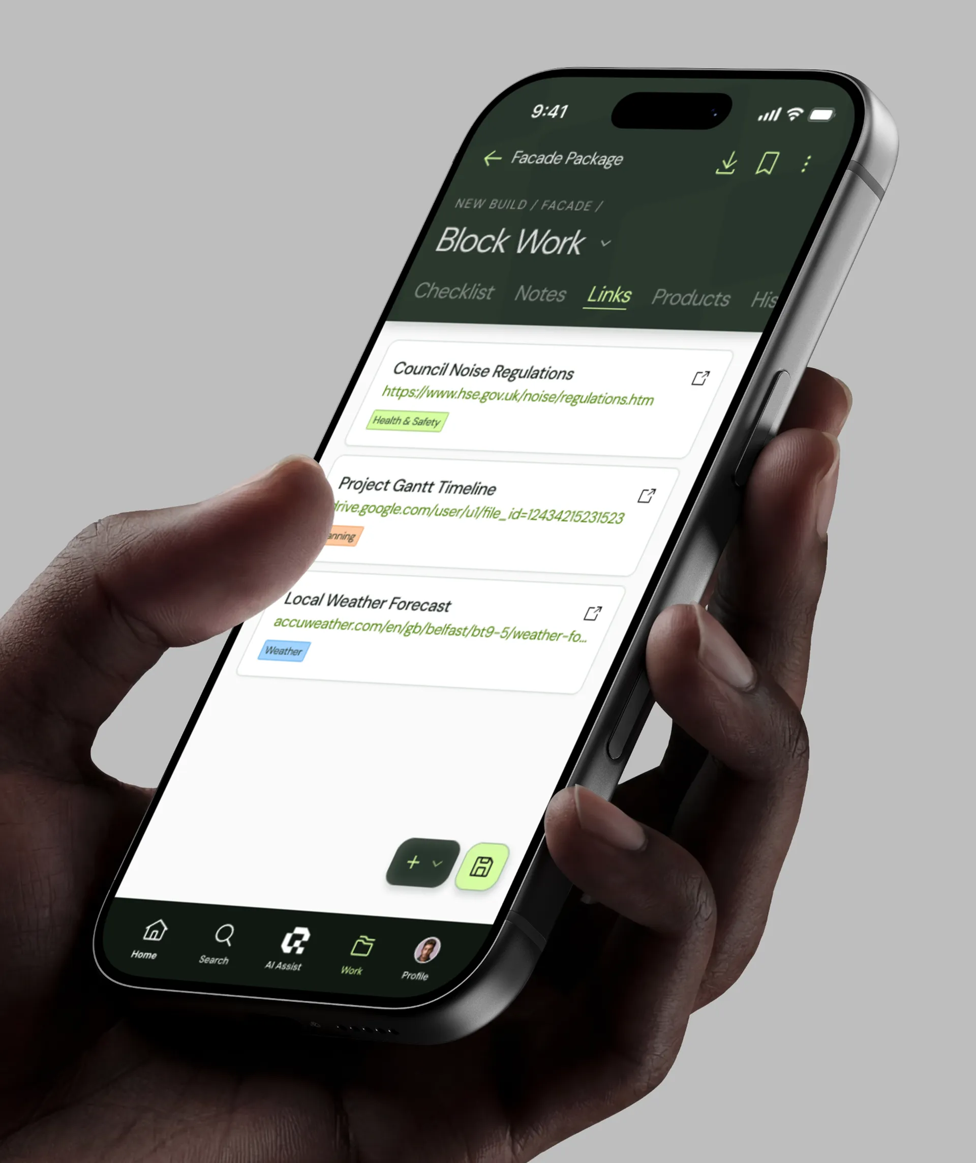 QualiT App case study screen